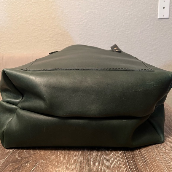 Portland Leather Goods Medium Jade Tote w/ Black Handles - Picture 9 of 10